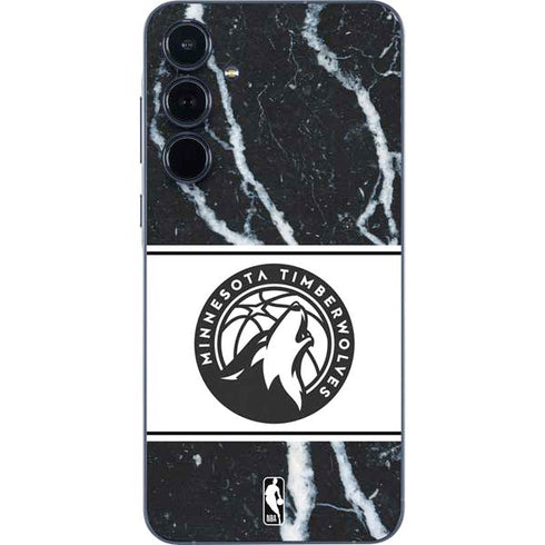 NBA Minnesota Timberwolves Marble Galaxy A35 5G Skin