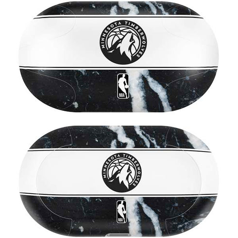 NBA Minnesota Timberwolves Marble Galaxy Buds Plus Skin