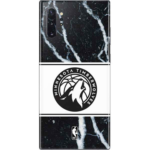 NBA Minnesota Timberwolves Marble Galaxy Note 10 Plus Skin