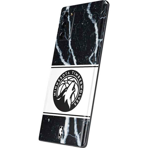 NBA Minnesota Timberwolves Marble Galaxy Note20 5G Skin