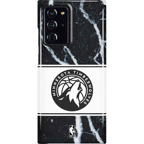 NBA Minnesota Timberwolves Marble Galaxy Cases
