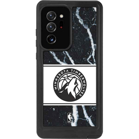 NBA Minnesota Timberwolves Marble Galaxy Note20 Ultra 5G Waterproof Case