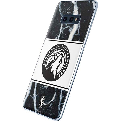 NBA Minnesota Timberwolves Marble Galaxy S10e Skin