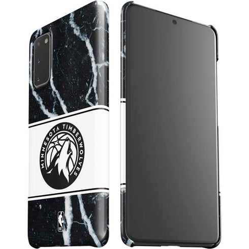 NBA Minnesota Timberwolves Marble Galaxy S20 Lite Case