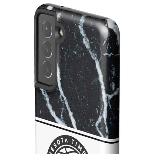NBA Minnesota Timberwolves Marble Galaxy S21 5G Pro Case
