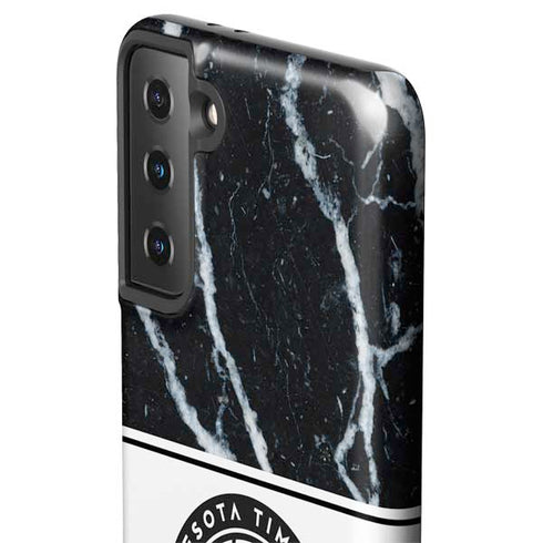 NBA Minnesota Timberwolves Marble Galaxy S21 FE Pro Case