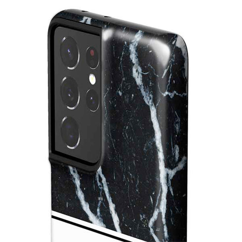 NBA Minnesota Timberwolves Marble Galaxy S21 Ultra 5G Pro Case