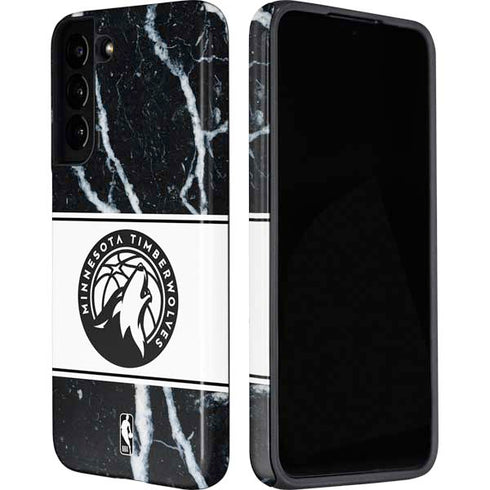 NBA Minnesota Timberwolves Marble Galaxy S22 Plus Pro Case