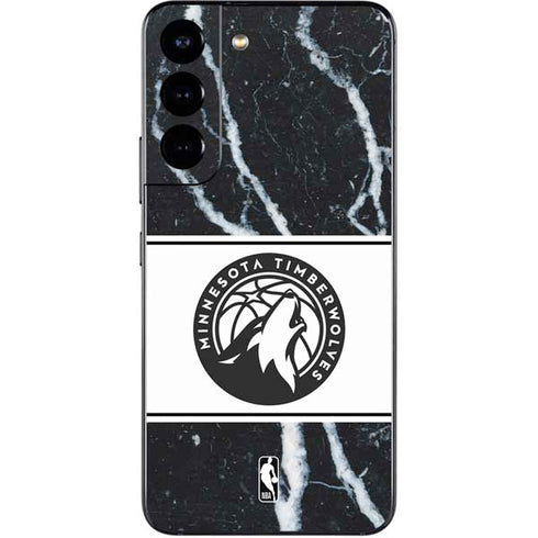 NBA Minnesota Timberwolves Marble Galaxy S22 Skin