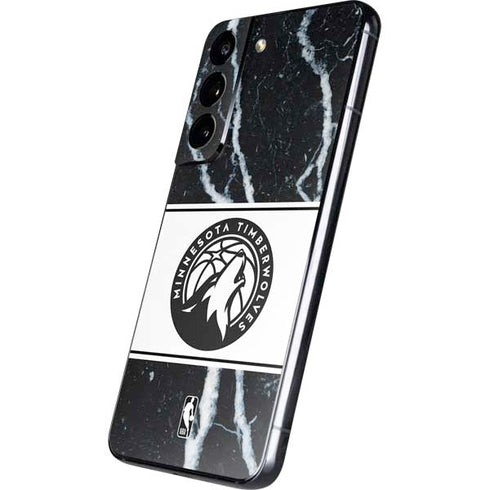 NBA Minnesota Timberwolves Marble Galaxy S22 Skin