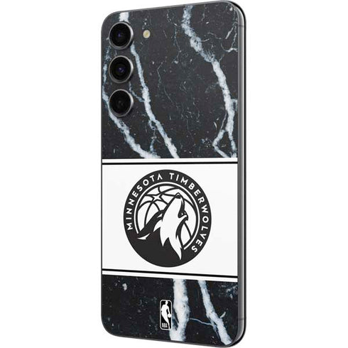 NBA Minnesota Timberwolves Marble Galaxy S23 FE Skin