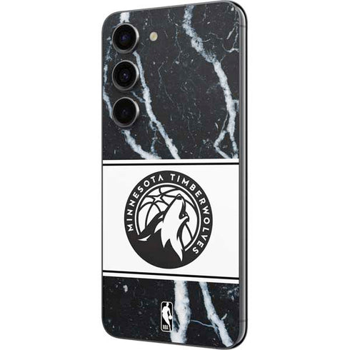 NBA Minnesota Timberwolves Marble Galaxy S23 Skin