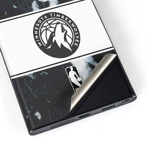 NBA Minnesota Timberwolves Marble Galaxy Skins