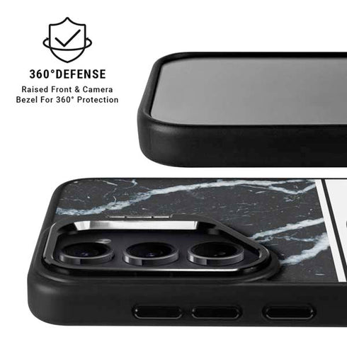 NBA Minnesota Timberwolves Marble Galaxy S25 Kickstand Case