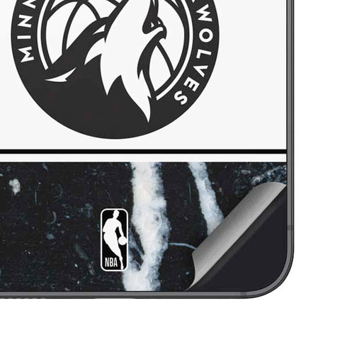 NBA Minnesota Timberwolves Marble Galaxy S24 Skin