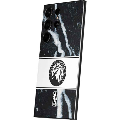 NBA Minnesota Timberwolves Marble Galaxy S25 Ultra Skin