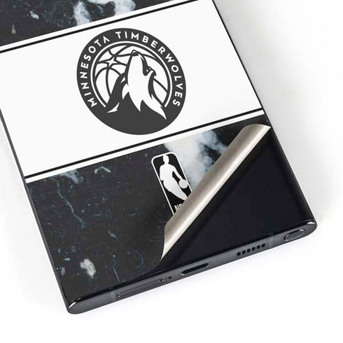 NBA Minnesota Timberwolves Marble Galaxy S24 Ultra Skin