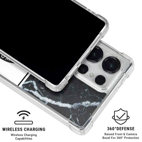 NBA Minnesota Timberwolves Marble Galaxy S26 Ultra Clear Case