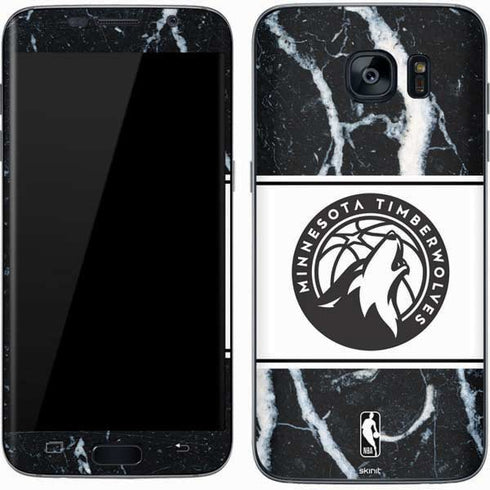 NBA Minnesota Timberwolves Marble Galaxy S7 Skin