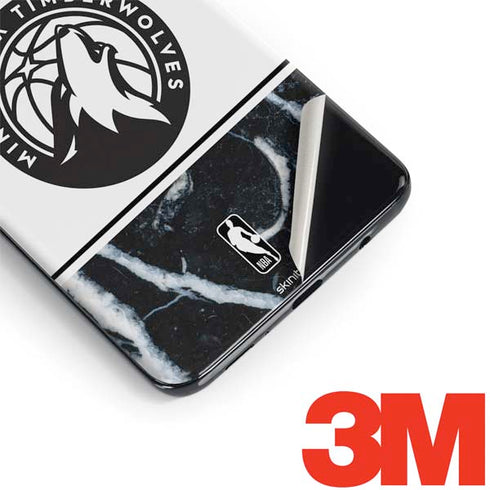 NBA Minnesota Timberwolves Marble Galaxy S9 Plus Skin