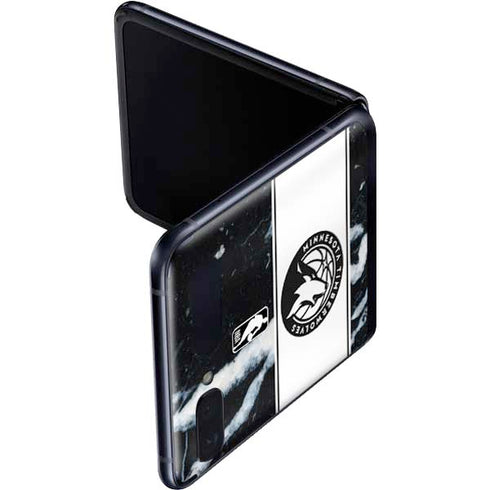 NBA Minnesota Timberwolves Marble Galaxy Z Flip Skin