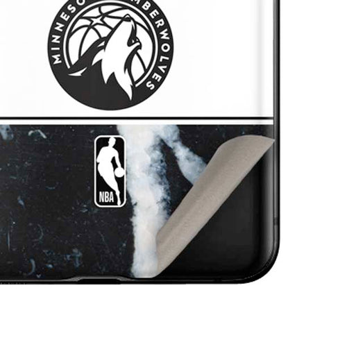 NBA Minnesota Timberwolves Marble Galaxy Z Flip Skin