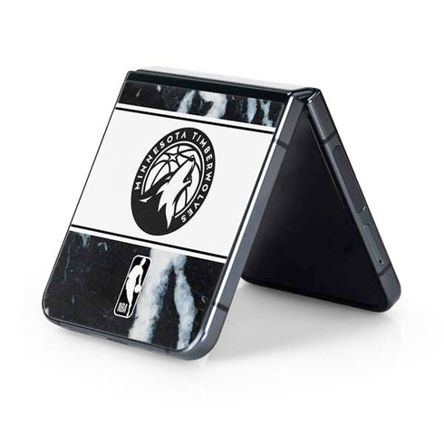 NBA Minnesota Timberwolves Marble Galaxy Z Flip5 5G Skin