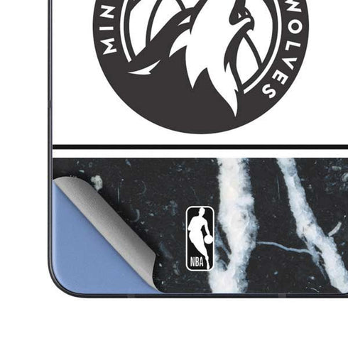 NBA Minnesota Timberwolves Marble Galaxy Z Fold5 5G Skin