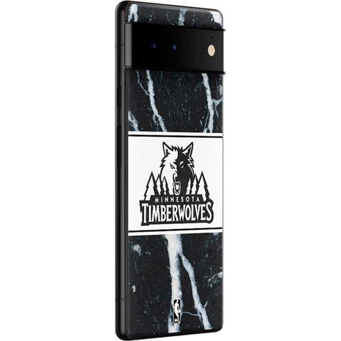 NBA Minnesota Timberwolves Marble Google Pixel 6 Pro Skin