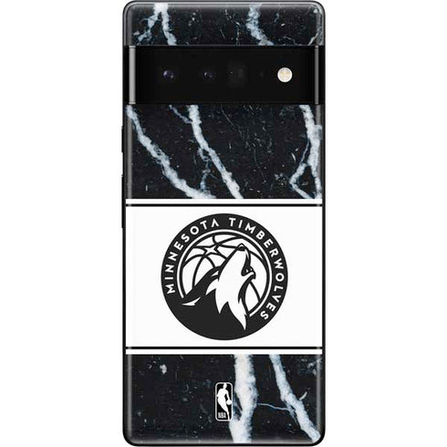 NBA Minnesota Timberwolves Marble Google Pixel 6 Pro Skin