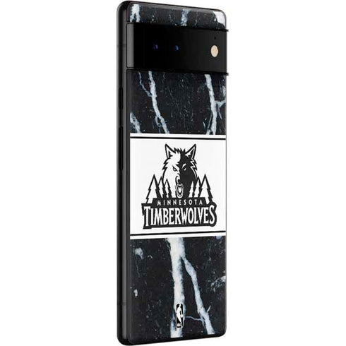 NBA Minnesota Timberwolves Marble Google Pixel 6 Skin