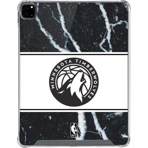 NBA Minnesota Timberwolves Marble iPad Pro 12.9in (2020) Clear Case