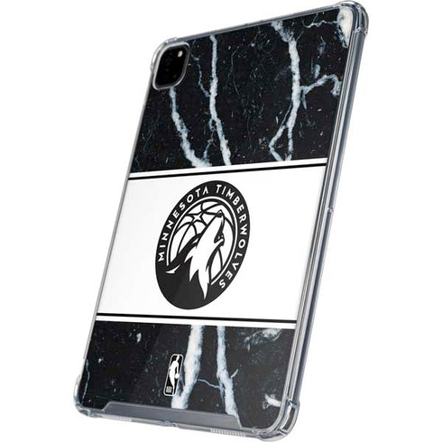 NBA Minnesota Timberwolves Marble iPad Pro 12.9in (2020) Clear Case