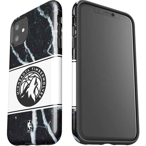 NBA Minnesota Timberwolves Marble iPhone 11 Impact Case