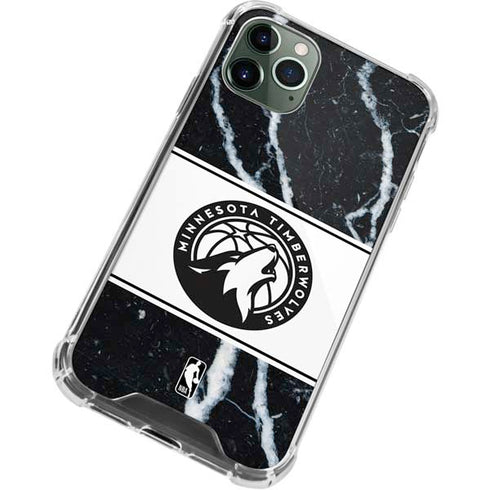 NBA Minnesota Timberwolves Marble iPhone 11 Pro Max Clear Case