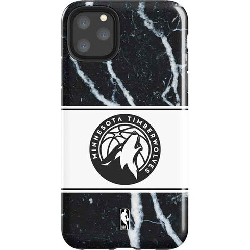 NBA Minnesota Timberwolves Marble iPhone Cases