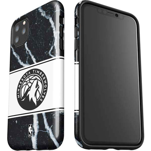 NBA Minnesota Timberwolves Marble iPhone 11 Pro Max Impact Case