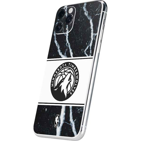 NBA Minnesota Timberwolves Marble iPhone 11 Pro Skin