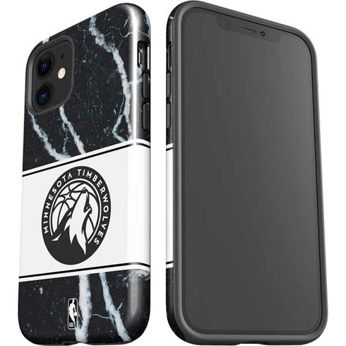 NBA Minnesota Timberwolves Marble iPhone 12 Impact Case