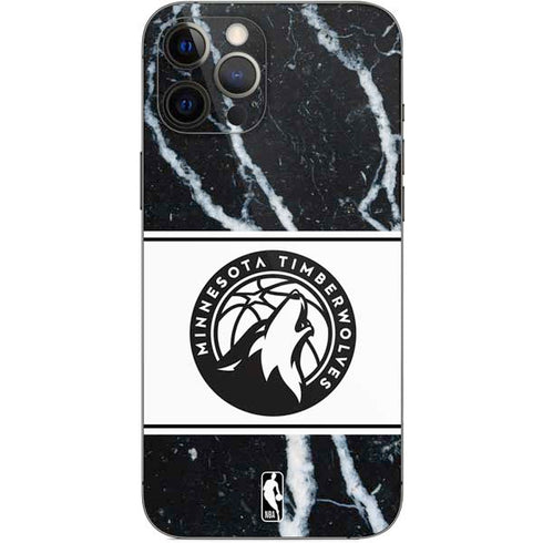 NBA Minnesota Timberwolves Marble iPhone 12 Pro Max Skin