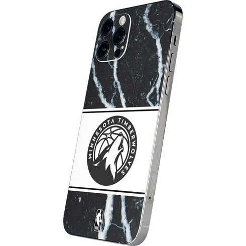 NBA Minnesota Timberwolves Marble iPhone 12 Pro Max Skin
