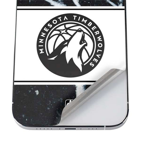 NBA Minnesota Timberwolves Marble iPhone 12 Pro Skin