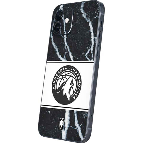 NBA Minnesota Timberwolves Marble iPhone 12 Skin