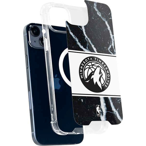 NBA Minnesota Timberwolves Marble iPhone 13 MagSafe Case