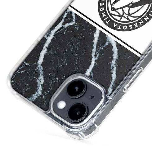 NBA Minnesota Timberwolves Marble iPhone 13 MagSafe Case