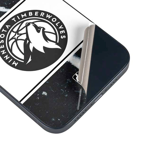 NBA Minnesota Timberwolves Marble iPhone 13 Mini Skin