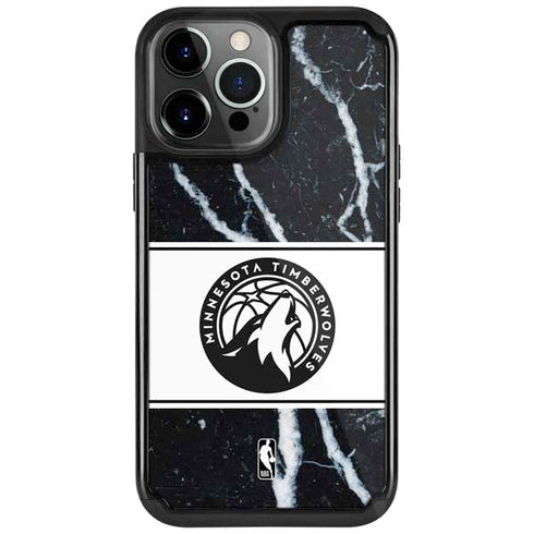 NBA Minnesota Timberwolves Marble iPhone Cases