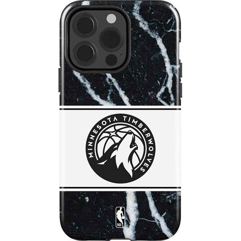 NBA Minnesota Timberwolves Marble iPhone 13 Pro Impact Case