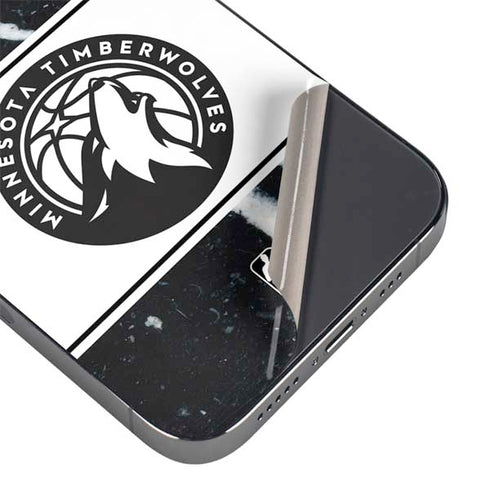 NBA Minnesota Timberwolves Marble iPhone 13 Pro Skin