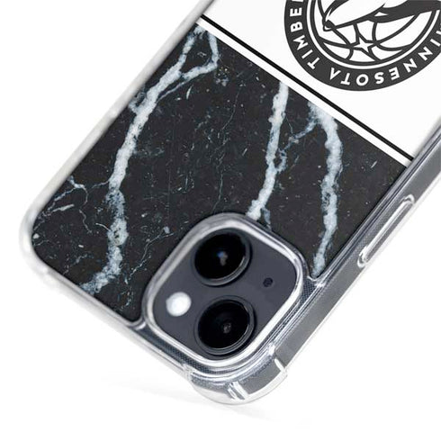 NBA Minnesota Timberwolves Marble iPhone 14 Plus MagSafe Case